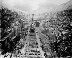 Boring: Tunnel construction, Great Western Railway, South Wales