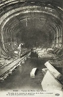 Sleepers: Tunnel for the Paris Metro - Seine