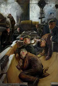Triptych: Turbine Makers Left-hand Panel of Triptych shipbuilding i