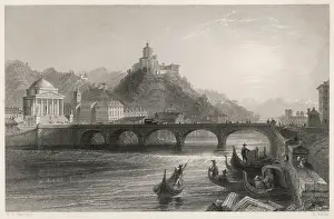 Torino: TURIN/BRIDGE/PO 1836