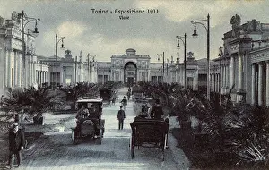 Torino: The Turin Exposition 1911 - The Avenue