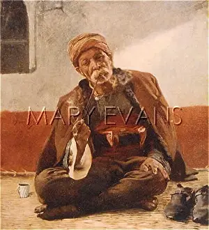 Contentedly: TURK SMOKING A PIPE
