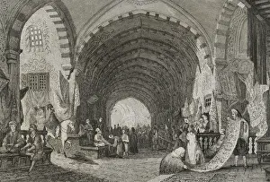 Enclosed: Turkey. Constantinople. The Bazaar
