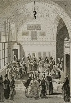 1788: Turkey. Constantinople. Dinner for a European ambassador