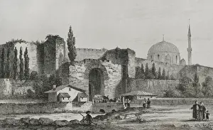Edirnekapi: Turkey. Constantinople - The Gate of Charisius