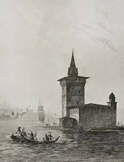 Bosphorus: Turkey. Constantinople - Leander's Tower