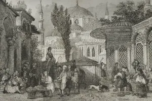 Fatih: Turkey. Constantinople. The Sehzade Mosque