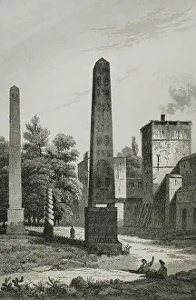 Hippodrome: Turkey. Constantinople (today Istanbul). Hippodrome ruins