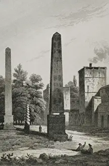 Hippodrome: Turkey. Constantinople (today Istanbul). Hippodrome ruins