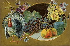 Thanksgiving: Turkey and Fruit