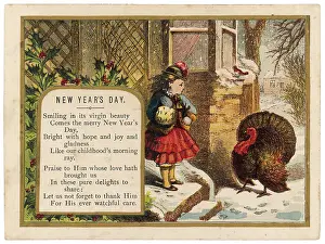 Pious: TURKEY AND GIRL C1860