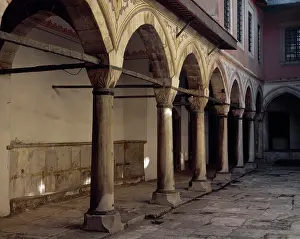 Topkapi: Turkey. Istanbul. Topkapi Palace. Courtyard of the Harem