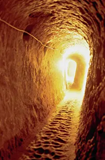 Protect: Turkey. Kaymakli Underground City. Tunnel. Cappadocia Regio