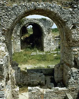 Greco: Turkey. Miletus. Ruins of Faustina Baths. Roman period. 2nd