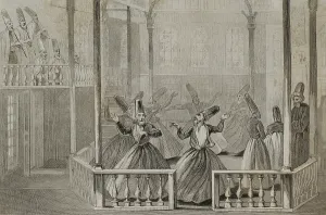 Vernier: Turkey. Whirling Derviches. Mevlevi Order