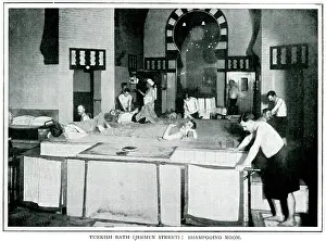 Cleanliness: Turkish bath 1900
