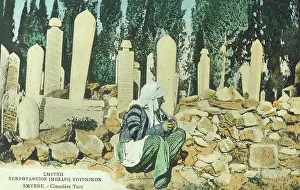 Markers: Turkish Cemetery at Izmir, Turkey