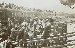 Dignitary: Turkish Dignitary boarding a ship at Dover