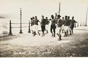 Turkish Fire brigade running