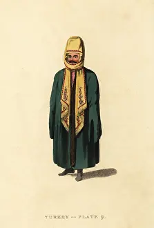 Octavian Dalvimart: Turkish man in his chall or shawl