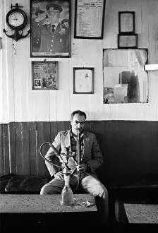Hookah: Turkish man with hookah
