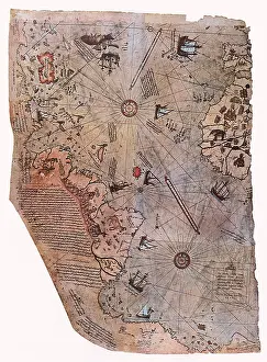 Southwestern: Turkish Map with Icons 1513