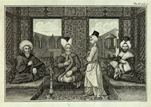 Coverings: Four Turkish men in a room