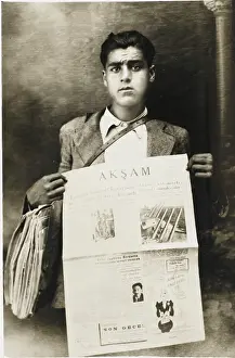 Manisa: Turkish newspaper boy