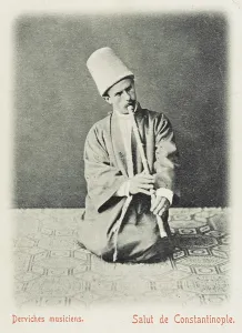 Konya: Turkish ney player (Mevlevi Dervish)