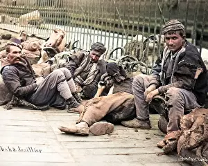 Turk: Turkish porters resting, Turkey