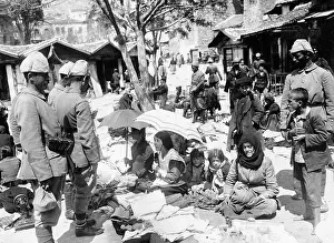 Aegean: Turkish troops at the Aegean in World war I, 1917