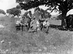 Hairdresser: Turkish troops in the field in World War I, 1917