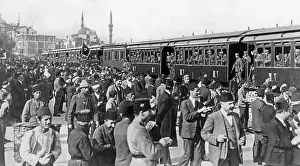 Hagia: Turkish troops on the way to the Western Front in the war