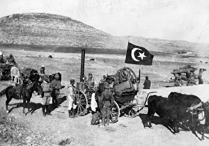 Sinai: A Turkish water convoy, 1917