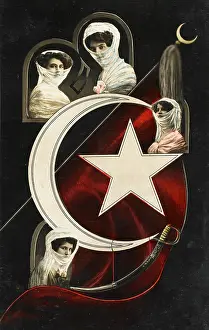 Mares: Turkish Women and Flag