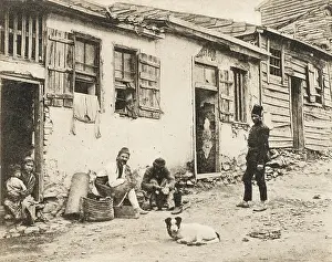 Hovel: Turkish Workers resting - Constantinople