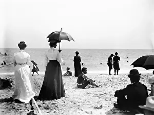 Beachgoers: Turn of the Century Palm Beach