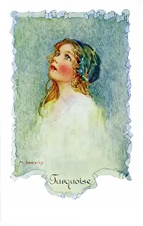 Plaintive: Turquoise by Millicent Sowerby