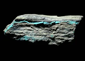 Birthstone: Turquoise vein in shale