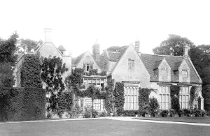 Turvey: Turvey, Abbey from Gardens 1897