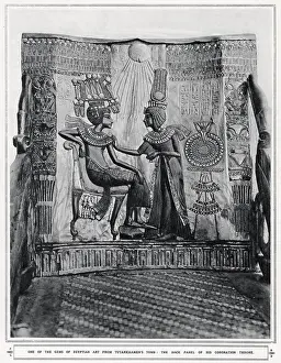 Sep22: Tutankhamen's coronation throne