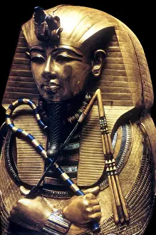 Mummy: Tutankhamun (Tutankamen), king of Egypt, reigned