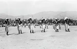 Rwanda: Tutsi dancers, Rwanda 1, Tutsi, Hugh Tracey, Internationa