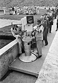 Nipkow: TV camera in the Berlin Olympic Stadium, 1936