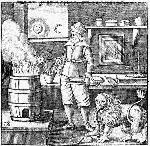 Twelfth: Twelfth Key of Basil Valentine, illustrating that