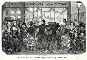 Cruickshank: Twelfth Night 1841