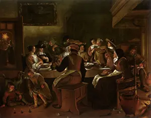 1661: Twelfth Night, by Jan Steen