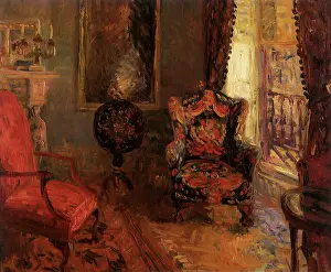 Glackens: Twenty-Three Fifth Avenue, Interior