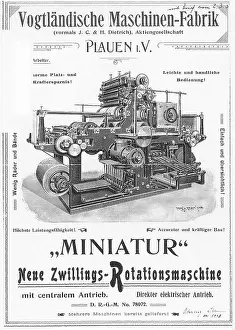 Technics: Twin rotary press advert