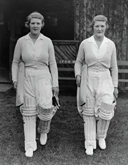 Blaker: The twin sisters Joan (right) and